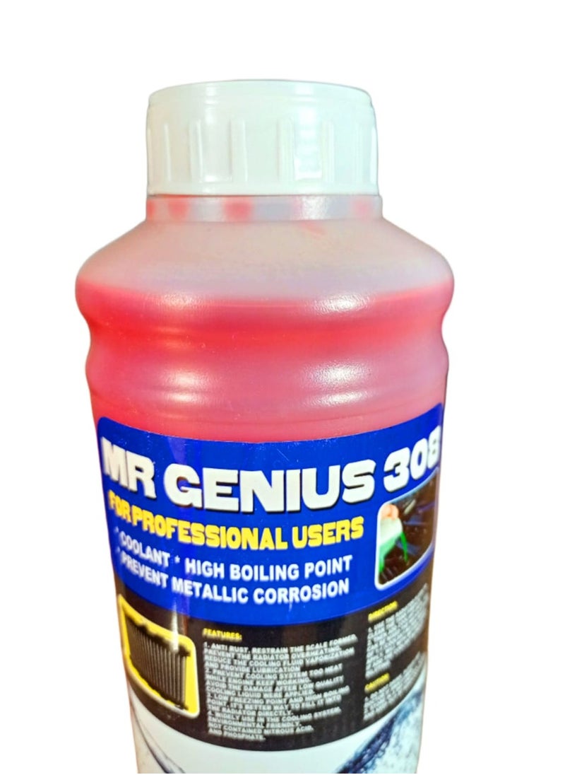 MR Genius 308 Radiator water MR.GENIUS RED 1L  - Image 4