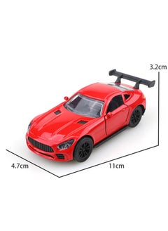Bag 1:38 Retro Classic Classic Car Pickup Alloy Car Model Simulation Children's Toy Car Cross-border-Color:(bubble Bag) 1:38 Ben Gt Red