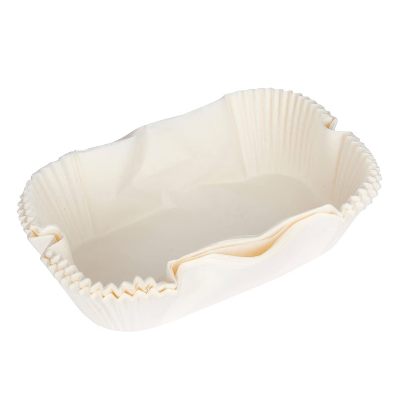 KitchenCraft Loaf Tin Liners, Non Stick, Cake and Bread Tin, 20 x 9 cm, Pack of 40 Liners, White - Image 1