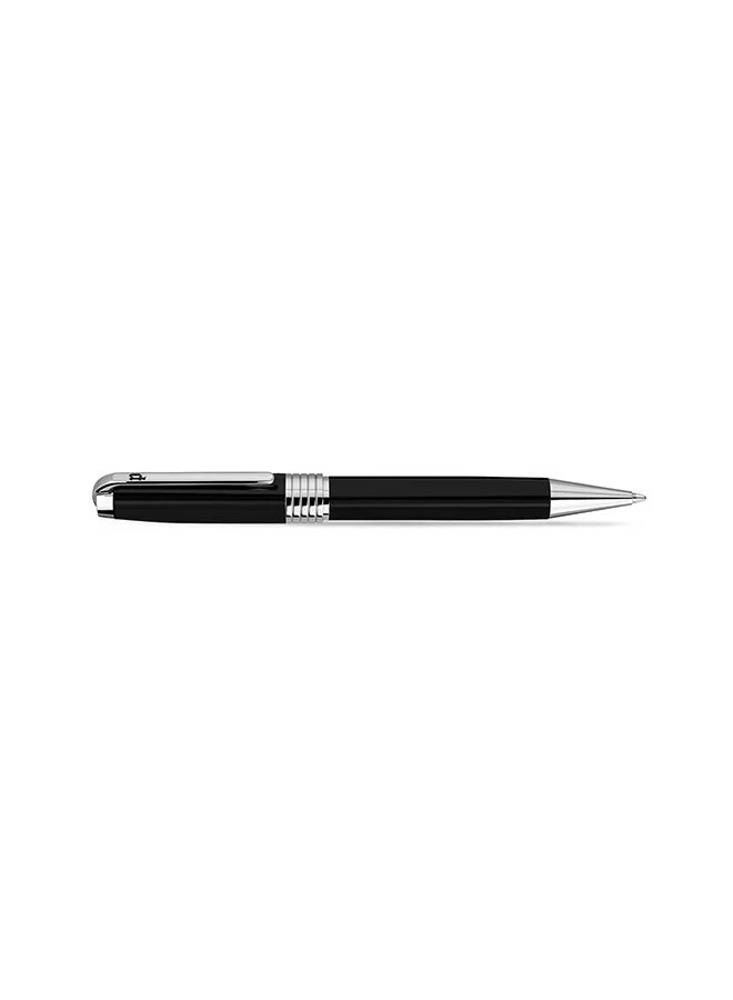 POLICE Lithos Pen Black and Silver with Blue Ink