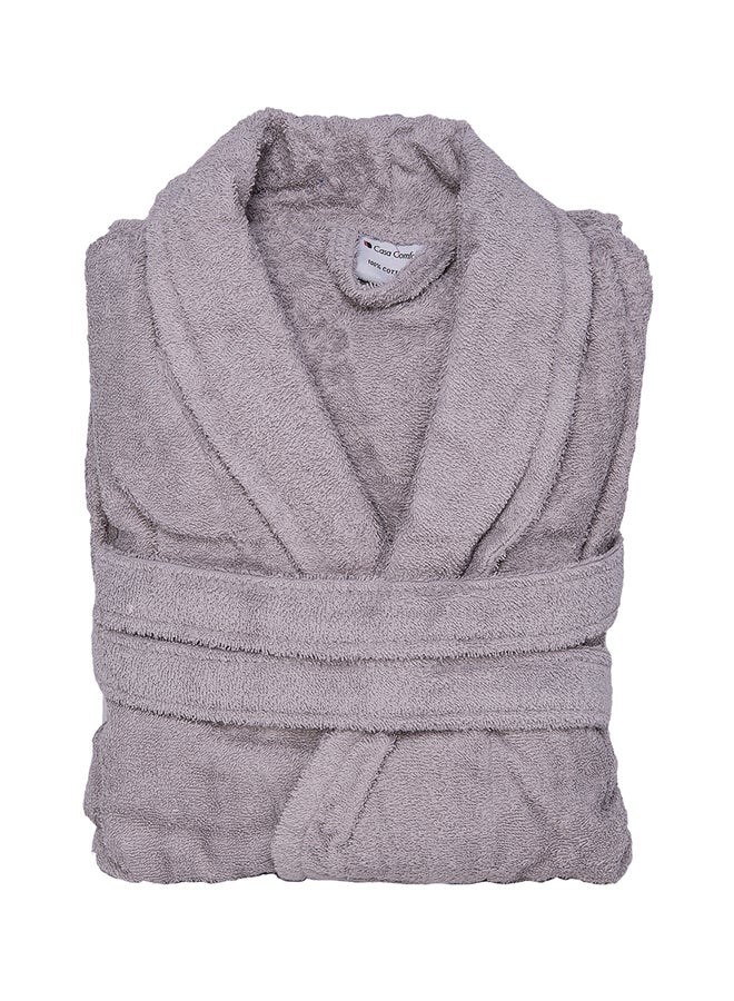 Elegance Bathrobe Grey M - Image 2