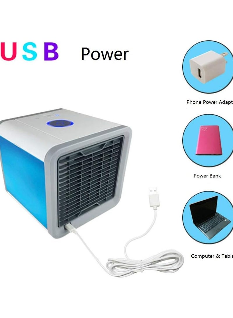 ARCTIC AIR Arctic Air Cooler, Small Air Conditioning Appliances Mini Fans Air Cooling Fan Summer Portable Strong Wind Air Conditioning  - Image 2