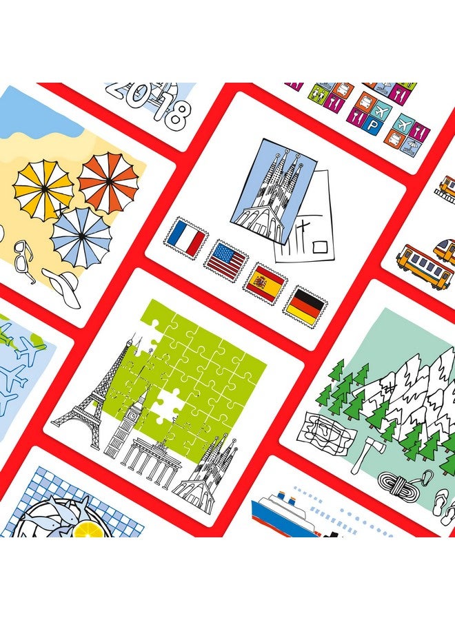 HABA مجموعة توسيع حالة هابا المنطق: عطلة وسفر للأعمار 7+ ألعاب سفر، ألعاب تعليمية، بطاقات فلاش للأطفال، ألعاب ألغاز لتحدي العقل - Image 3