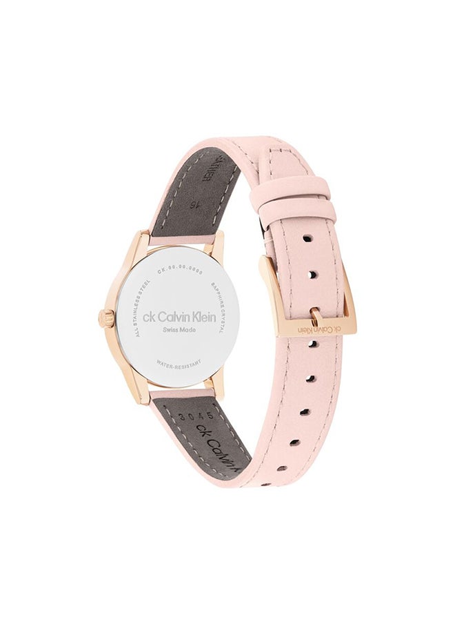 CALVIN KLEIN CALVIN KLEIN ROUND ANALOG WOMEN'S GREY CASE WATCH - 25000023  - Image 4