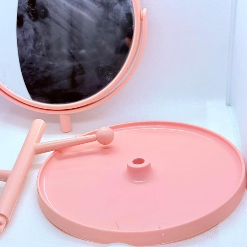 ALKAYAN MINI Cosmetic Mirror with Storage Tray Cat Ears Adjustable Vanity Mirror with... - Image 4