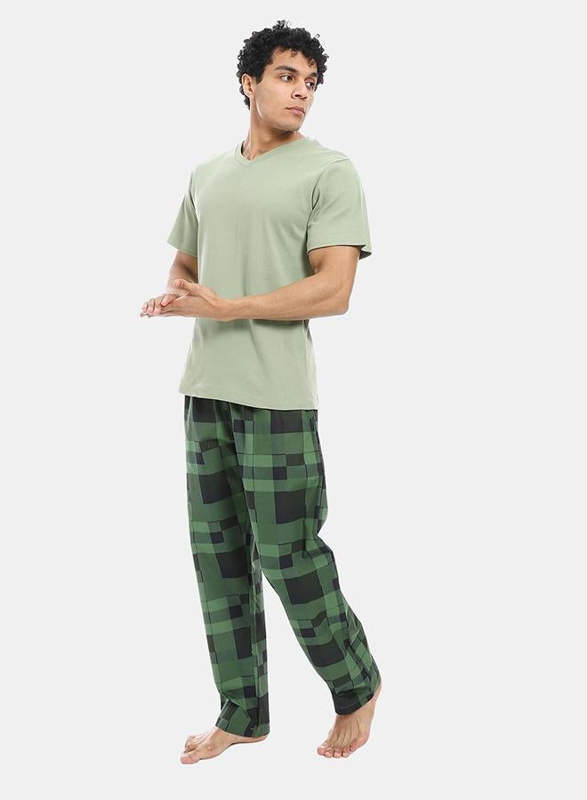 kady v neck pajama with pants - Image 2