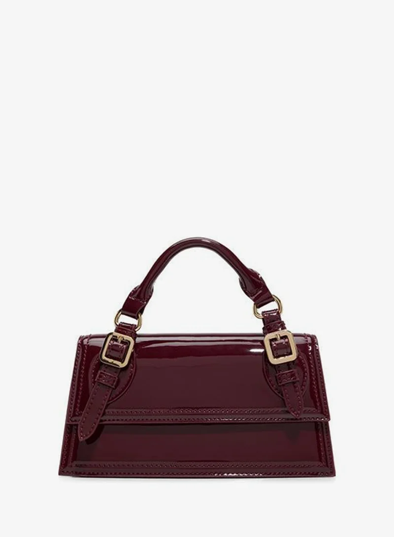 Fayye Ladies Red Top Handle Bag