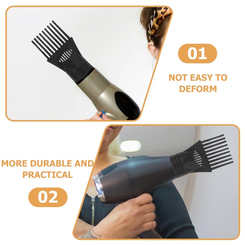 10pcs Hair Dryer Comb Nozzle Attachments Small Concentrator Dryer Nozzle Replacement Accessories for Styling and Volumizing in Salon and Home Use - Image 4