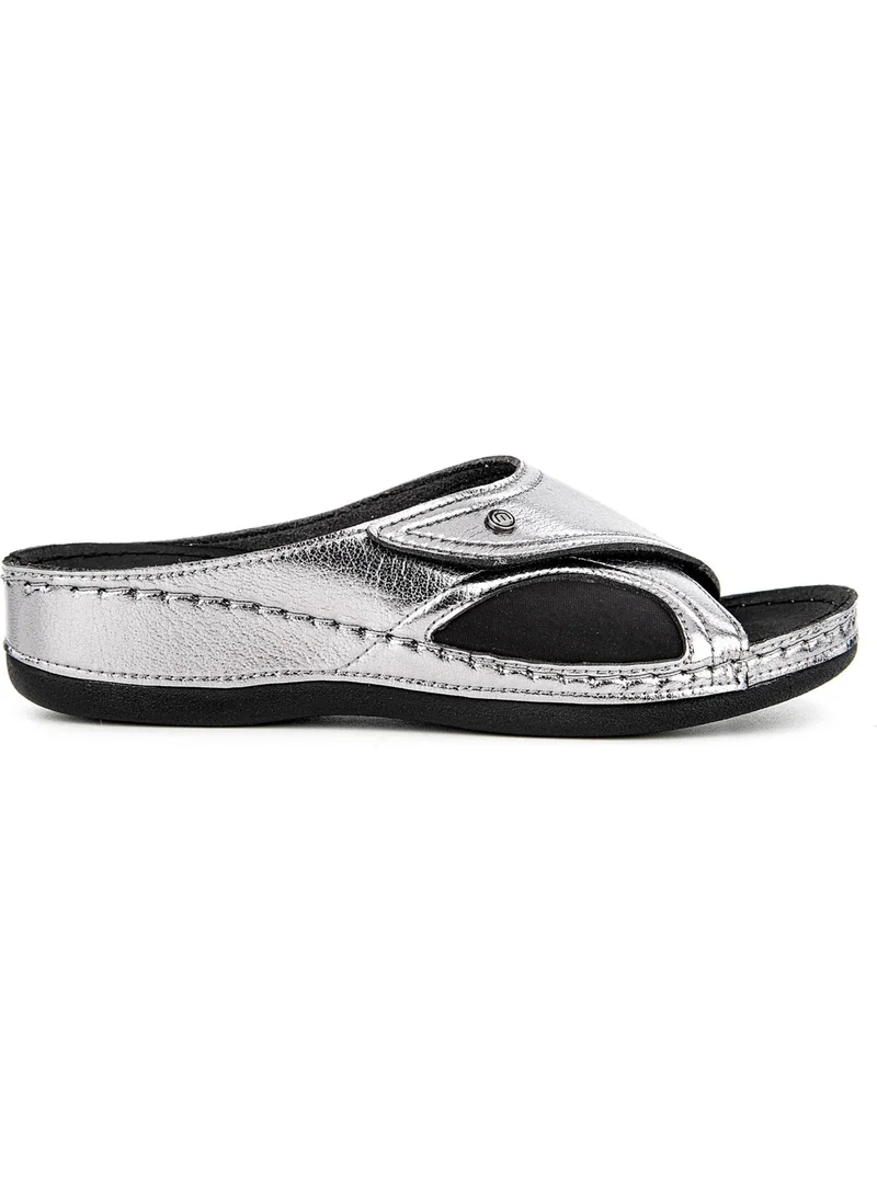 MUYA orthopedix Hazar Bone Protrusion Hallux and Heel Spur Gel Supported Lead Color Women's Slippers 3320410