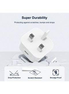20W USB Type C Fast Charger for iphone13 PD Power Delivery 3.0 Adapter Plug white