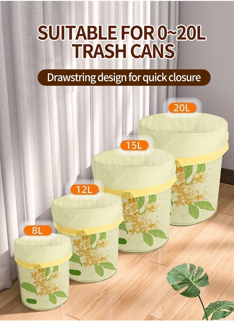Beirui 60pcs Disposable Garbage Bag, Cinnamon Fragrance, No Tear Garbage Bag, Suitable for Kitchen, Dining Room, Bathroom, Living Room, Office, etc.  - Image 5