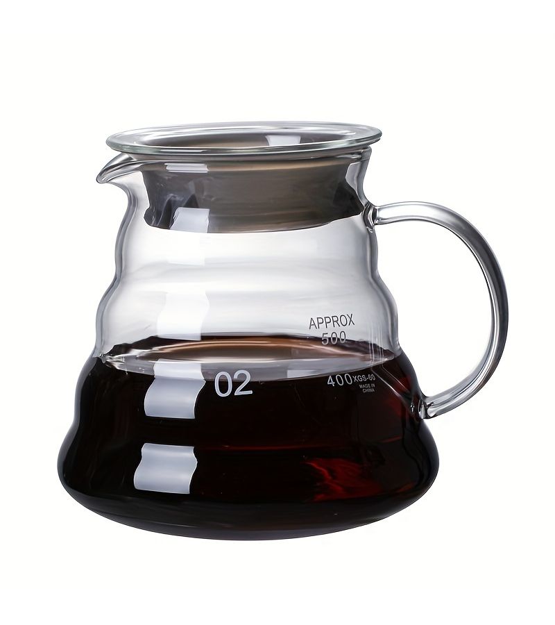 High Borosilicate Glass Coffee Sharing Pot 500ml Family Cloud Pot - Image 5