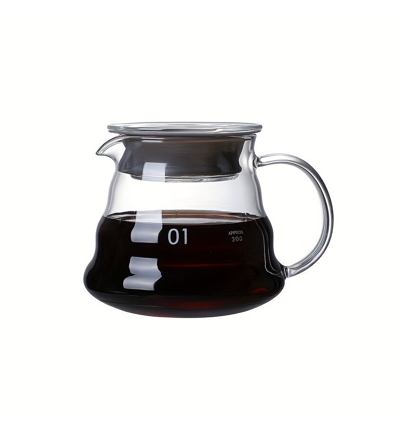High Borosilicate Glass Coffee Sharing Pot 500ml Family Cloud Pot - Image 4