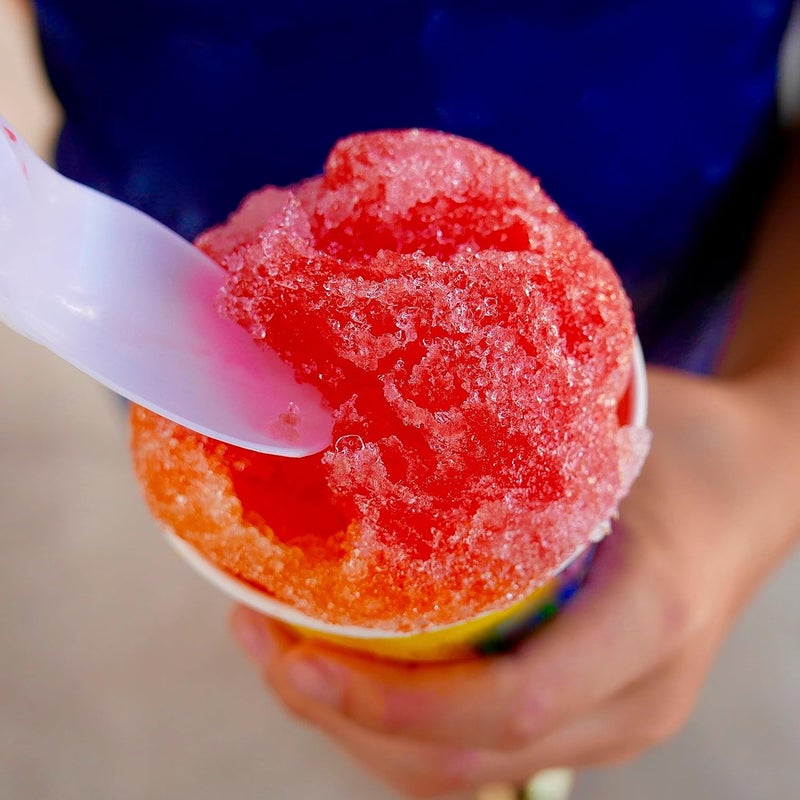 Nostalgia Retro Snow Cone Machine – Single-Serve Countertop Size – Shaved Ice Maker for Snow Cones, Slushies, & Hawaiian Ice - Includes Reusable Plastic Cup – Aqua - Image 5