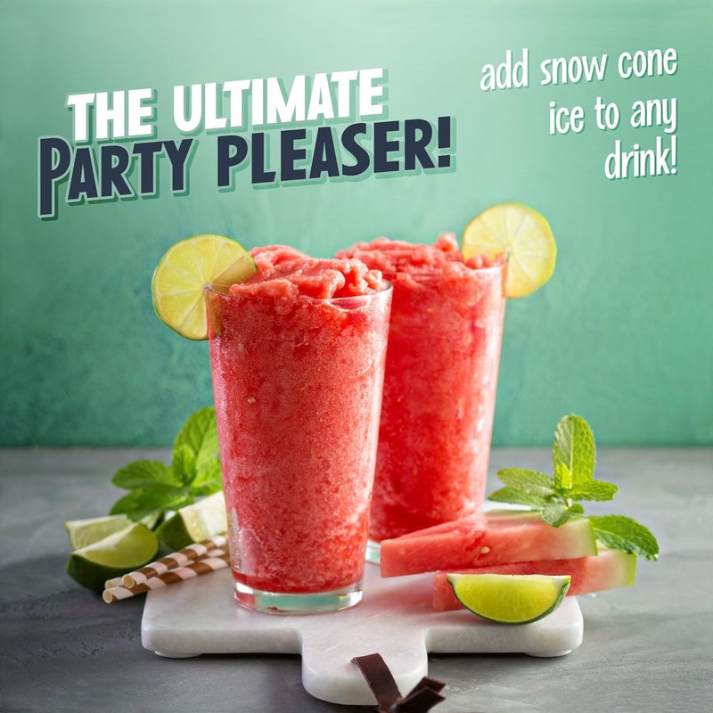 Nostalgia Retro Snow Cone Machine – Single-Serve Countertop Size – Shaved Ice Maker for Snow Cones, Slushies, & Hawaiian Ice - Includes Reusable Plastic Cup – Aqua - Image 3