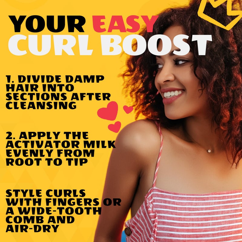 AllDay Locks Classic Easy Care Curl Activator - Activator Product for Curly Hair, Defines & Moisturizes Strands, Milky Cream Product for Men and Women, Easy Curling and Styling - 7.7 oz Bottle - Image 5