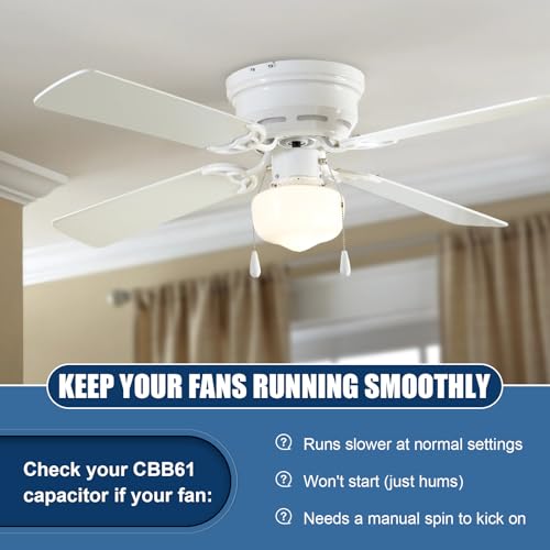 Swess 3 Pcs 5 Wire Ceiling Fan CBB61 Capacitor for New TECH 5+5+5uf 50/60Hz 250VAC - Image 4