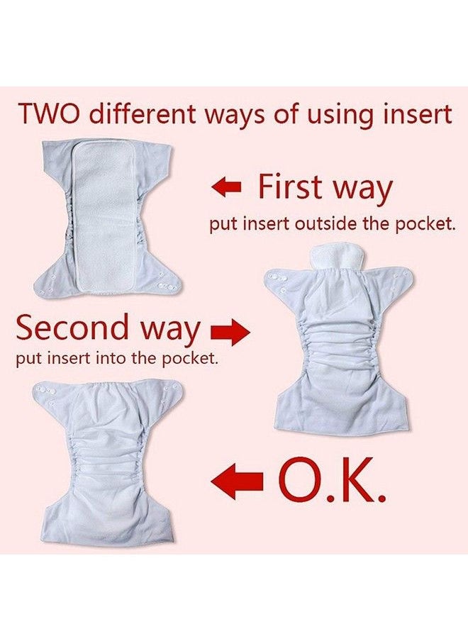 DOMENICO Washable Baby Diaper Premium Cloth Diaper Reusable Diaper Washable Diaper Adjustable Size Waterproof(Assorted Color)  - Image 5