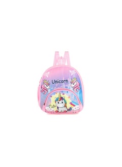 Hot Shot HOT SHOT KIDS BAG 032|UNICORN BAG|SCHOOL BAG|2TO5 YEARS|BOY & GIRL|12 Liters PRESCHOOL & NURSERY Waterproof Plush Bag, PINK, M, Casual  - Image 1