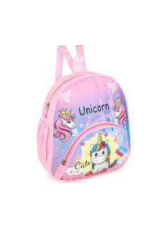 Hot Shot HOT SHOT KIDS BAG 032|UNICORN BAG|SCHOOL BAG|2TO5 YEARS|BOY & GIRL|12 Liters PRESCHOOL & NURSERY Waterproof Plush Bag, PINK, M, Casual  - Image 2