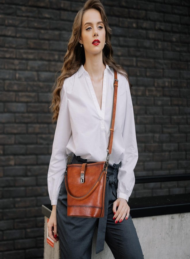 HESHE Shoulder Bag Vintage Women’s Crossbody Handbags Hobo Bag Fashion Satchel Purse Daily Ladies Handbags(Coffee) - Image 2