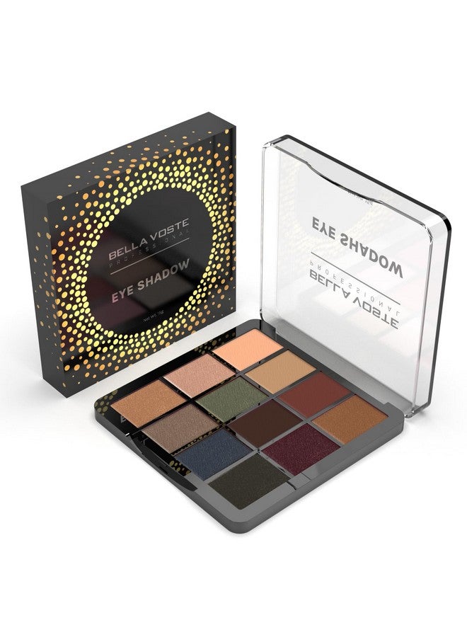 بيلا فوست ظلال العيون الاحترافية - لوحة ألوان ساحرة 12 في 1 | لون طبيعي، غير لامع، لامع | لون غني | تصبغ عالي (Bves103) - Image 5