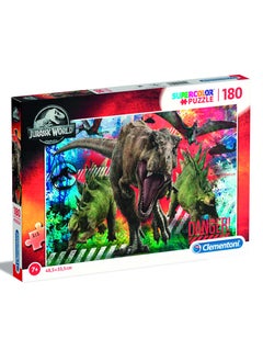 Clementoni Clementoni Puzzle Jurassic World 180 Pieces | Jigsaw Puzzle | Children's Puzzle | Kids Puzzle | Preschool Learning Toys | Develops Problem Solving Skills | Made in Italy  - Image 1