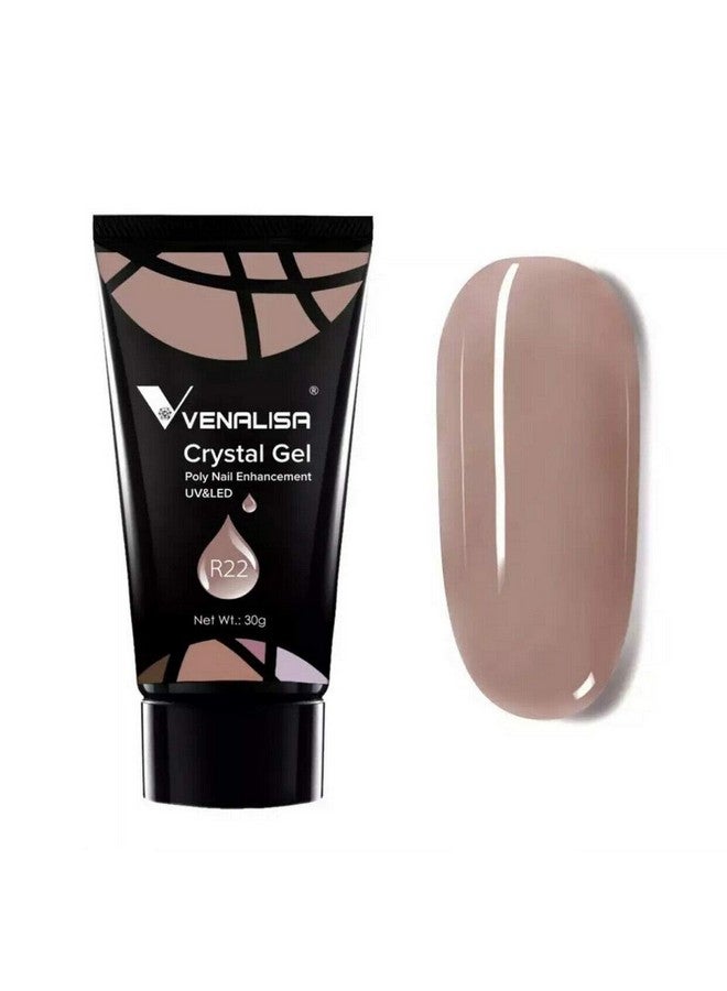 VENALISA Nail Poly Extension Gel, Builder Gel, Nail Thickening, Acrylic Nail Design, Easy to DIY at Home Poly Nail Gel 30g (R22) - Image 1