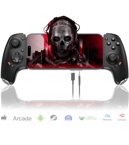 arVin Mobile Gaming Controller for Android and iPhone 171615 Series USBC PS Remote Player Gamepad for PS5PS4XboxPC with Hall JoysticksHall Trigger35mm Audio JackCloud Gaming Controller Plug Play - Image 1