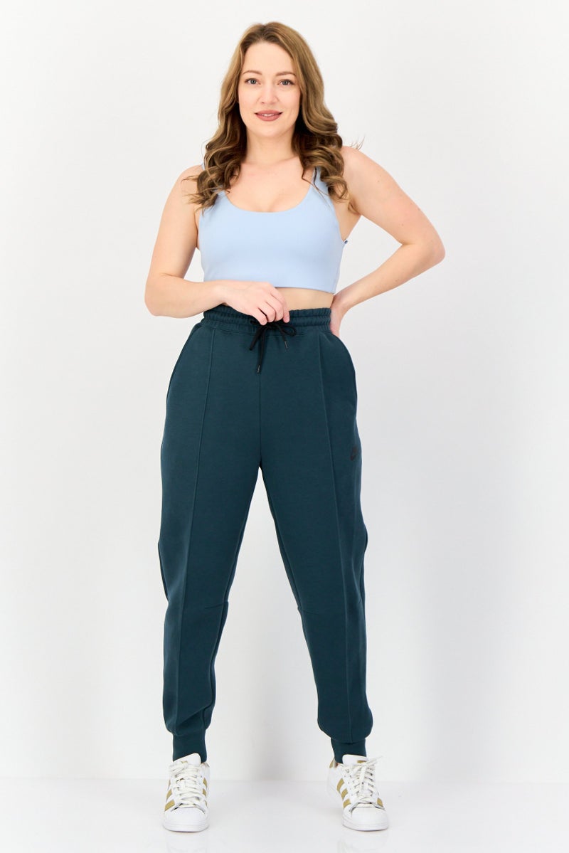 Nike Women Standard Fit Training Sweatpants, Green  - Image 2