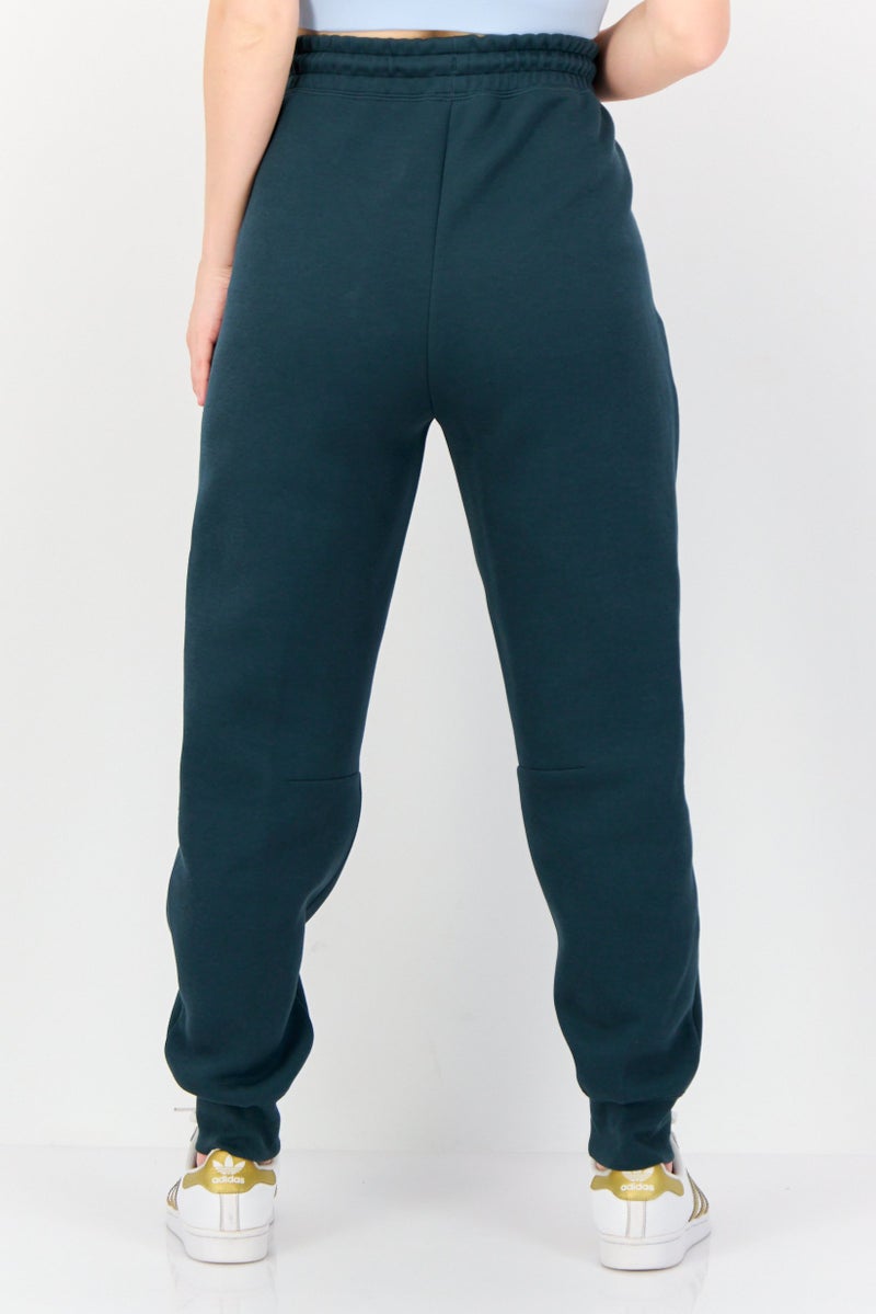Nike Women Standard Fit Training Sweatpants, Green  - Image 3