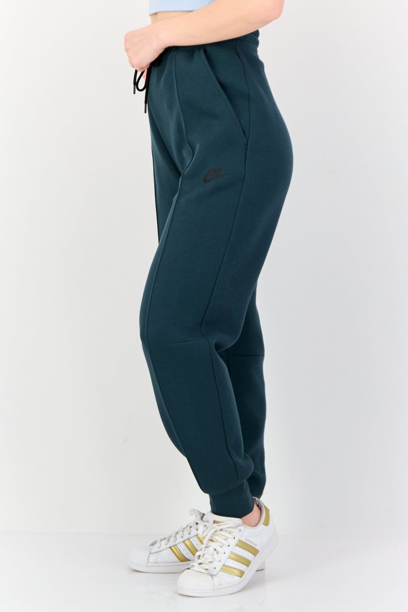 Nike Women Standard Fit Training Sweatpants, Green  - Image 4