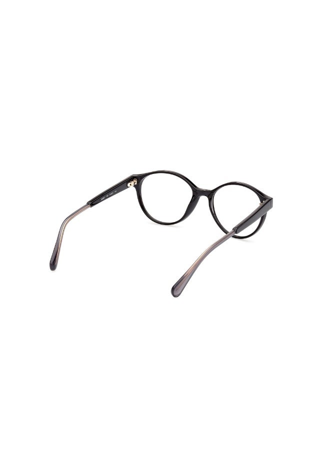 ماكس اند كو نظارة طبية بشكل دائري للنساء بأذرع بلاستيكية MO5073  مقاس 50 - اسود - Image 5