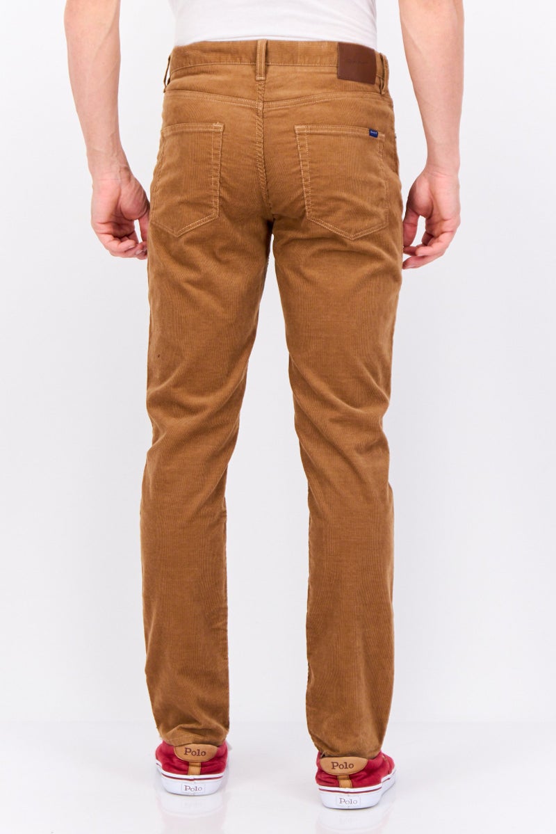 GANT Men Hayes Mid Rise Corduroy Pants, Brown - Image 2