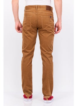 GANT Men Hayes Mid Rise Corduroy Pants, Brown  - Image 2