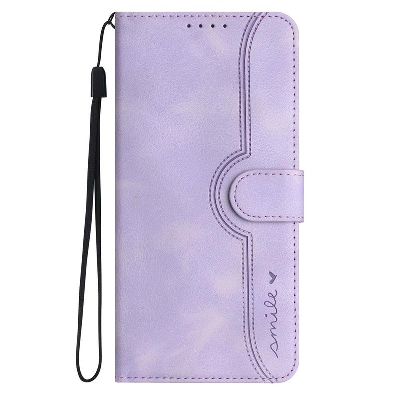 erorex For Motorola Edge 60 Pro  Pattern  Feel Leather Phone Case(Purple) - Image 2