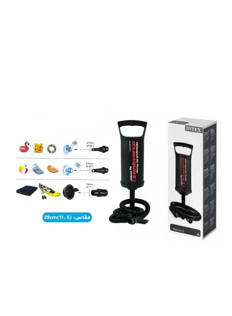INTEX Double Quick Hand Pump 29cm - Image 1