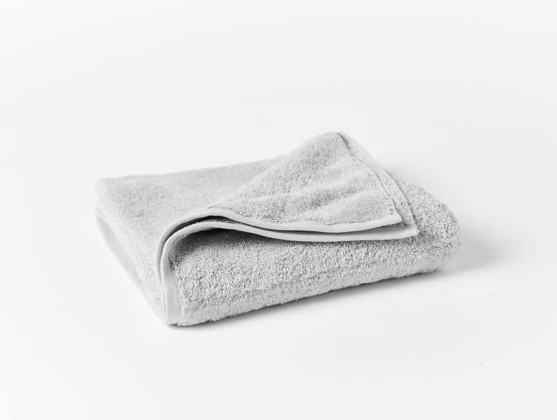 Coyuchi Cloud Loom Organic Towels, Bath Sheet - Fog (39" x 65") - Image 1
