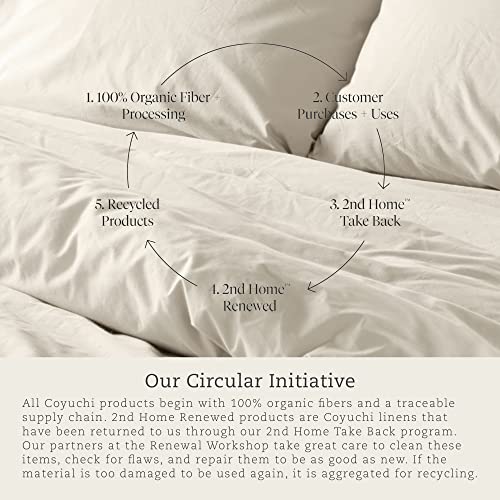 Coyuchi Cloud Loom Organic Towels, Bath Sheet - Fog (39" x 65") - Image 4