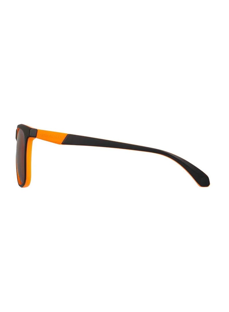 سوبر دراي 5016 Full-Rim Square Polarized Sunglasses - Black