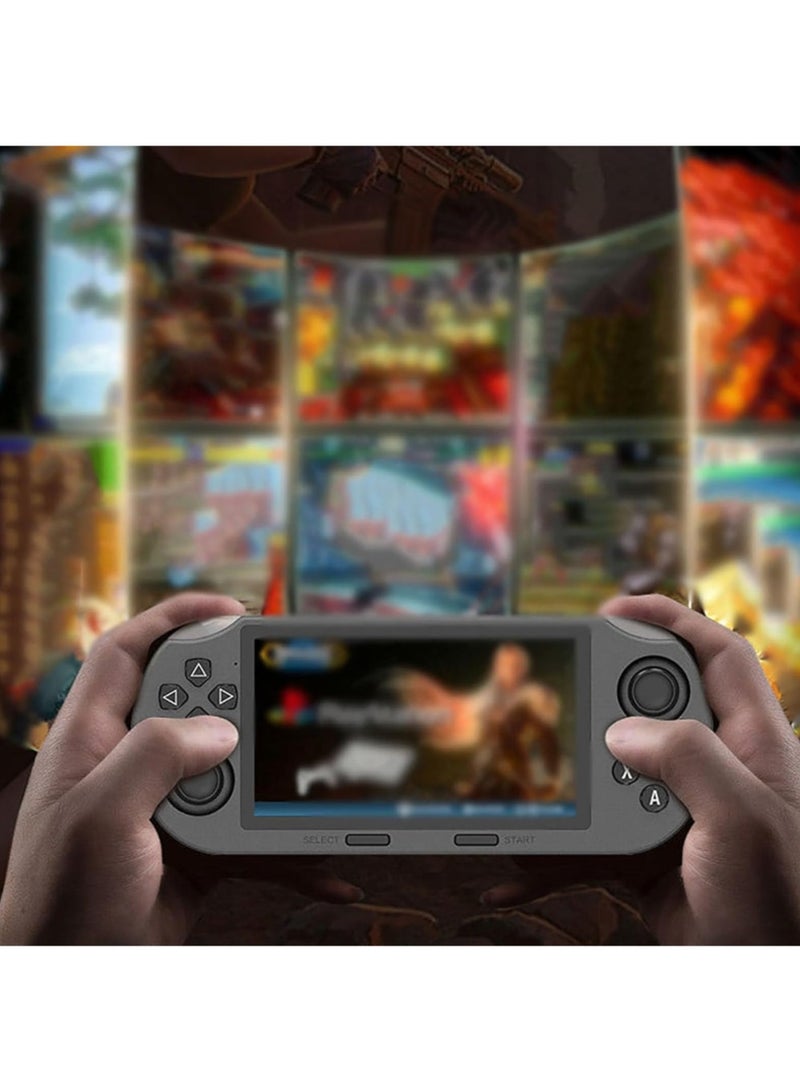 مجموعة وحدة تحكم ألعاب PSP المحمولة عالية الدقة مقاس 4.5 بوصة، مع أكثر من 20000 لعبة أركيد كلاسيكية قديمة، وألعاب محاكاة متعددة عالية الدقة، ووحدة تحكم فيديو قديمة  - Image 5