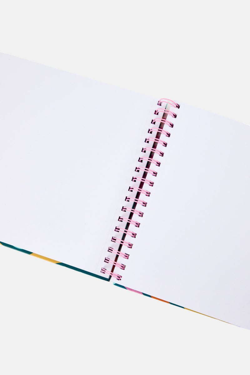 Paperbuzz Sketchbook With Perforated Pages And 12 Color Paint Set And Brush, Multicolor - Image 3