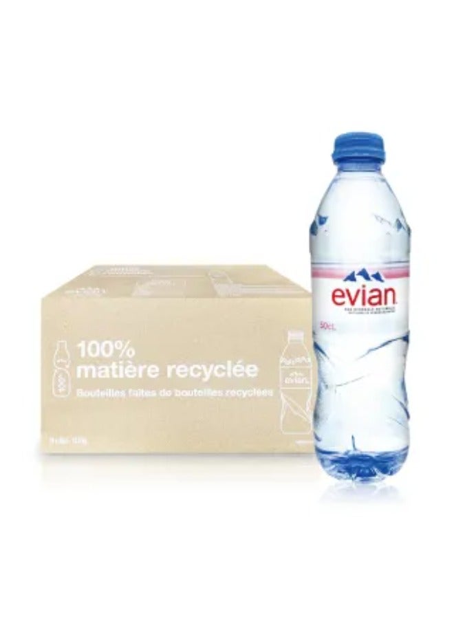 Evian Evian Naturally Filtered Mineral Water 500ml Bottles Made by Nature Box of 24 Bottles 