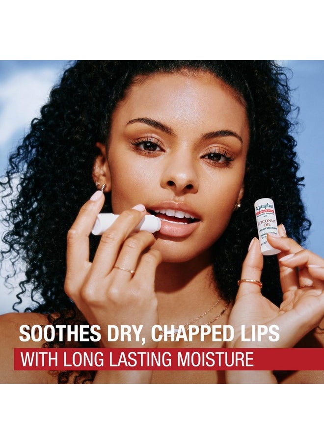 Aquaphor - Aquaphor Naturally Inspired Lip Repair Stick with Coconut Oil and Natural Shea Butter, Hydrating Lip Balm Stick Immediately Relieves Dryness and Soothes Chapped Lips, 0.17 Oz Stick, Pack of 3 - Image 1
