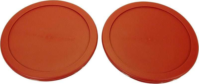 Anchor Hocking 30% Stronger Replacement Lid 2 x 7 Cup / 1.7 L / 1.75 qt, Red, Round, Improved - Image 2