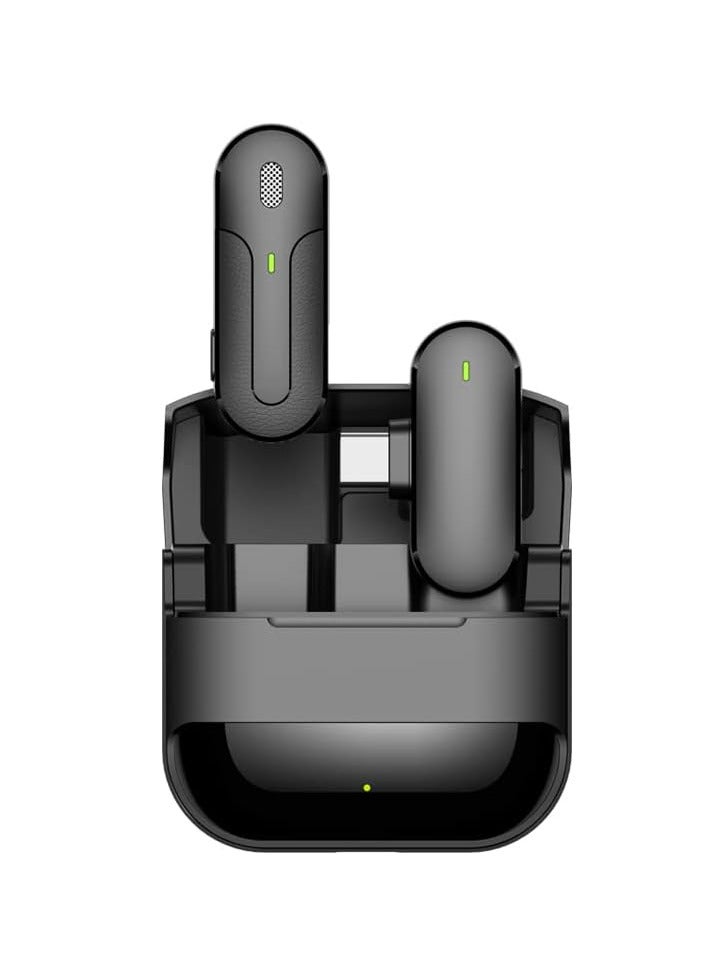K81 Wireless Microphone For Type C 20 Meters 65 Feet Transmission Ultra-Long Life Clear Radio Vlog Live Video Recording Recording Interviews - Image 1