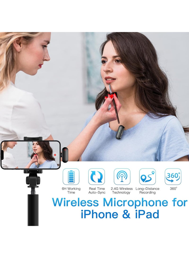 K81 Wireless Microphone For Type C 20 Meters 65 Feet Transmission Ultra-Long Life Clear Radio Vlog Live Video Recording Recording Interviews - Image 2