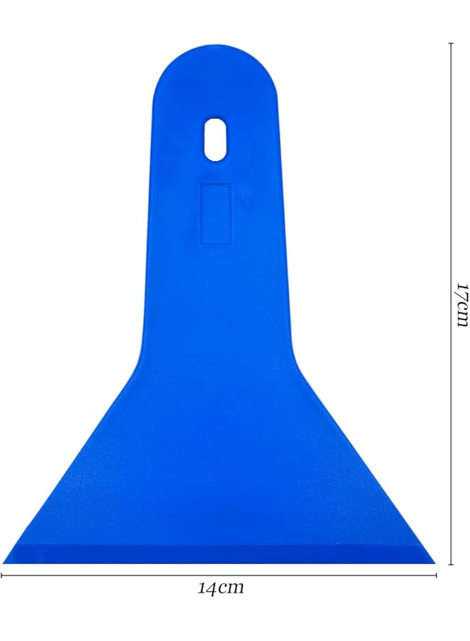 erorex Multipurpose Blue Plastic Scraper Tool For Cooling Film Application Adhesive Removal Ice Cleaning And Surface Maintenance – Durable And Lightweight Hand Tool 1 Pcs - Image 5