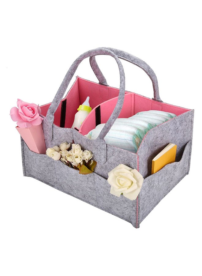 Loquat Multiple Baby Diaper Caddy Organizer Storage Bin, Premium-quality Material and Extra Sturdy  - Image 5