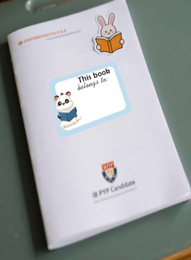 Topabel This Book Belongs to Sticker,2x1.8 Inches Self Adhesive Book Name Tags Identification Sticker for Name,180Pcs Per Pack - Image 4